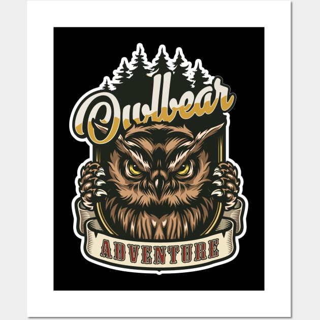 DnD Design Owlbear Adventure Wall Art by OfficialTeeDreams